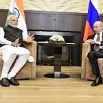 Narendra Modi, Russian President Putin