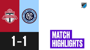 MLS Highlights: Toronto FC and New York City FC Battle to a 1-1 Draw