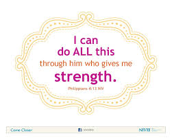 Philippians 4:13 NIV Bible Verse about Courage | Faith | Pinterest ... via Relatably.com