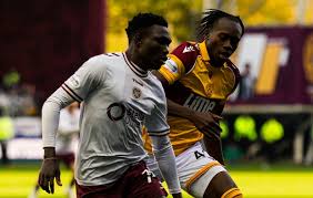 Alfred Johansson reacts to Hearts defeat