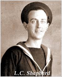 Photo of Ordinary Seaman Lambert Charles Shepherd, courtesy of Lord Cameron of Lochbroom, October - ShepherdLC