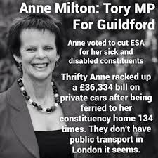 Image result for Anne Milton MP scandal