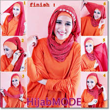 Image result for tutorial hijab