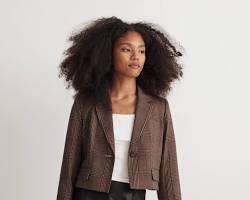 Imagen de Blazer Sutter Crop de Madewell