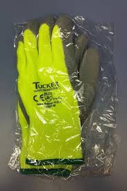 12 Pair) Tucker Safety Hi-Vis Cut Resistant Freezer Glove ...