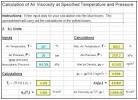 Air properties calculator