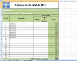 Imagem de Planilha Controle de Gastos Sebrae