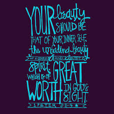 beauty life quotes God bible verse 1 Peter 3:3-4 dvolente • via Relatably.com