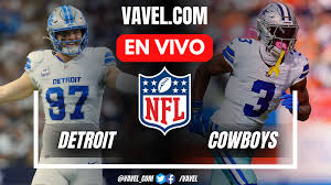 Detroit Lions vs Dallas Cowboys EN VIVO hoy en NFL (0-0)