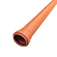 Muffed PVC pipe ф50 x 1.6 mm, length 1 m ⋆ MASTERHAUS