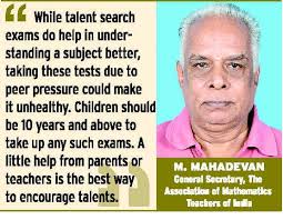 For the last one month, Shankar K., a class I student of Vana Vani Matriculation School, has been following a new schedule. - TH22_panel2_eps_GEL_788550g