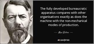 Max Weber On Bureaucracy Quotes. QuotesGram via Relatably.com