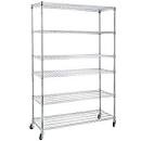 Wire storage racks with wheels Dubai