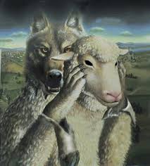 Image result for wolf in sheep's clothing illustration