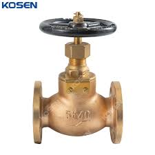 Cast Bronze BC6 Globe Valve, JIS 7301, 40A, 5K, 1-1/2 IN, FF ...