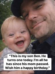 One year old. One brave dad. A love that never breaks.* This ...