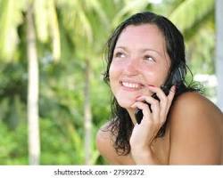 Image of someone looking surprised with a palm tree in the background