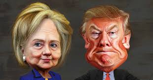 Résultat de recherche d'images pour "Trump and Clinton"