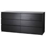 Ikea black dresser Ajman