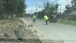 operator caught camera fighting police