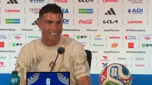 Cristiano Ronaldo in action