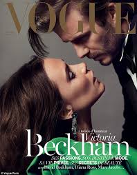 Victora Beckham &amp; David Beckham - celebrity-vogue-covers-david-and-victoria-beckham-2