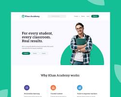 Image of Khan Academy website