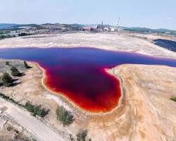 Image of Lake Karachay, Russia, polluted lake