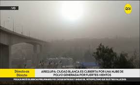 ¡Arequipa en Alerta! Ciudad Blanca Cubierta por Nubes de Polvo Gigantes
