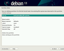 Image of Debian Stable configuration files