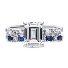 Sterling Silver Solitaire Art Deco CZ Engagement Ring Set #VR500-03 – BERRICLE