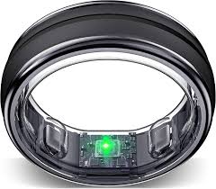 Amazon.com: SEEKZERO Smart Ring for Women Men - Fitness Ring with Sleep & Step Tracker | Waterproof Health Ring with Heart Rate Monitor, Compatible with iOS & Android, No App Subscription (Black,