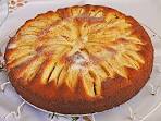 Versunkener apfelkuchen