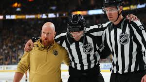 NHL Linesman Injured, Arraez Out After Collision