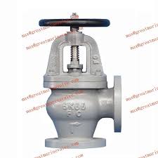 JIS F7306 MARINE CAST IRON ANGLE VALVE 2" to 14" IMPA 750216 ...