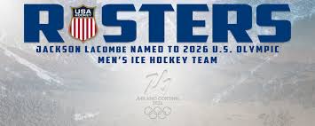 Jackson LaCombe Named To U.S. Olympic Men’s Ice Hockey Team