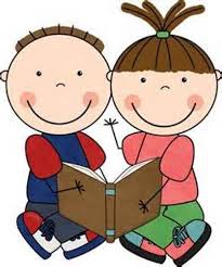 Image result for kids reading clipart