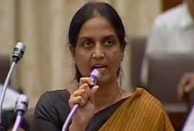 Andhra Pradesh Home Minister, accused of graft, stays for now. Click to Expand &amp; Play. Hyderabad: She may have been charged with corruption by the CBI, ... - Sabitha_Reddy_Andhra_minister295