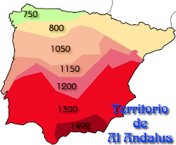 Resultado de imagen de llegada de los musulmanes a españa