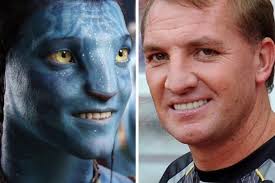 Avatar v Brendan Rodgers Too good. Too good. Brendan Rodgers (left) and Jake from Avatar. Spotted by Nigel Thompson - Avatar-v-Brendan-Rodgers