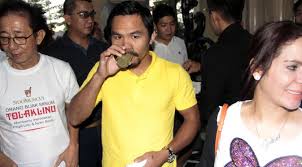Hasil gambar untuk manny pacquiao datang ke indonesia