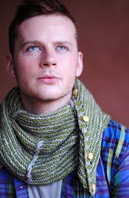 and this first issue features the Groove Scarf by Stephen West {web link} {rav link} featuring two colors of Acadia, Driftwood and Kelp, is a total winner! - groovebeauty