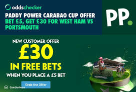 Paddy Power Carabao Offer: Bet £5, Get £30 for West Ham v Portsmouth