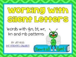 Resultado de imagen para words with wr, kn, gn