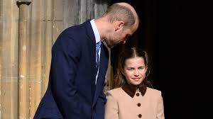 Princess Charlotte just stepped out in a '90s look that makes her Prince William's twin