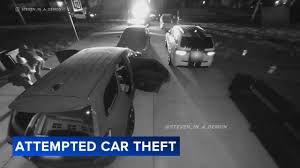 Attempted vehicle theft caught on camera in Clementon, NJ; 2 suspects sought