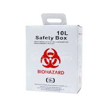 5L/10L Yellow Medical Safety Box Cardboard Sharps Box on ...