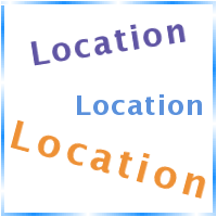 英和画像辞典：(location location)の意味は画像で解説！見るだけで「location location」の意味が分かる・覚えられる 