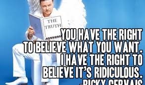 Best Ricky Gervais Quotes. QuotesGram via Relatably.com