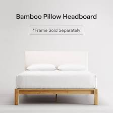Amazon.com - Nectar Upholstered Headboard - Queen - Linen - Attachable to Bamboo Bed Frame (Sold Seperately) - Easy Tool Free Set Up - Contemporary and Durable